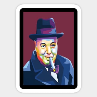 Winston Churchill wpap Sticker